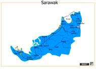 Borneo Malaysia State of Sarawak