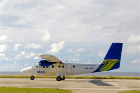 maswings flight from KK to island