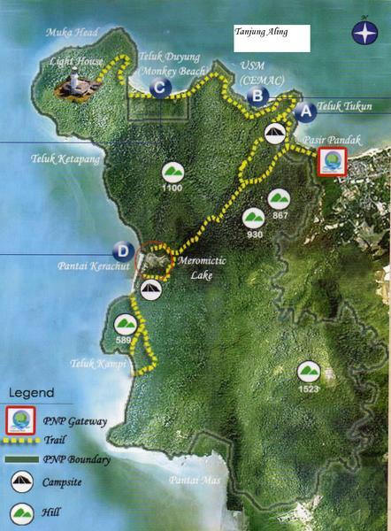 map of national park