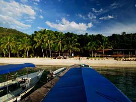 arriving at redang kalong