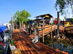 jetty at merang for redang kalong