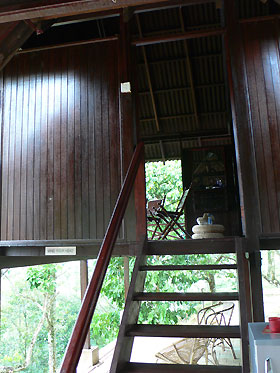 tembusu chalet on stilts