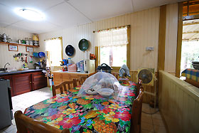 kitchen at olivia's bungalow