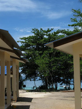 view from semi deluxe chalet