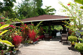 AJL facing the river