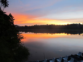 morning starts early at the job site. 5.30am and the morning sun begins to rise